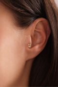 14 Ayar Altın Miço Düğüm Tragus Küpe